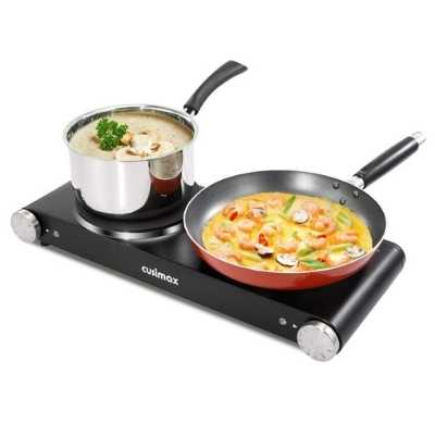 Cusimax Hot Plate Electric Double Burner
